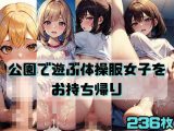 公園で遊ぶ体操服女子を家に連れ帰る